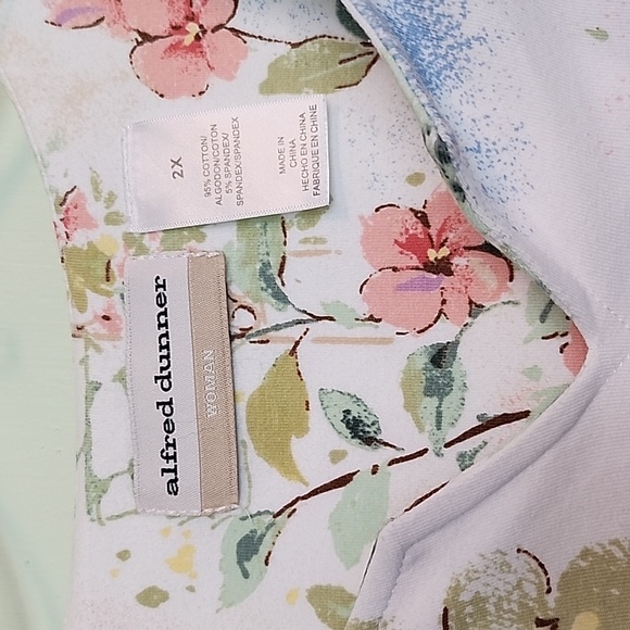 ALFRED DUNNER knit short sleeved top - Picture 2 of 4